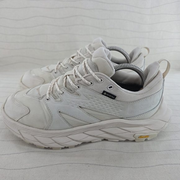 Hoka One One Womens Anacapa Low GTX Beige Trail Hiking Running Shoes Size 9B - Picture 2 of 16